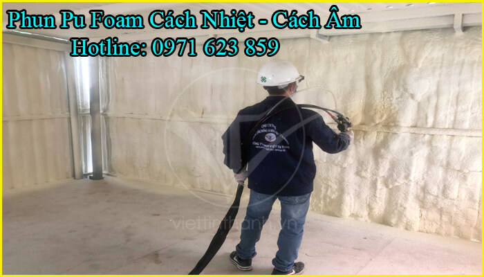 phun pu foam cách nhiệt cách âm